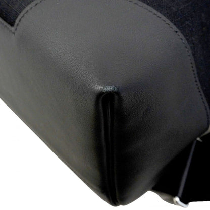 Hermes Backpack Sac a Dos All Swift Toile Bivack Black Silver — view 6