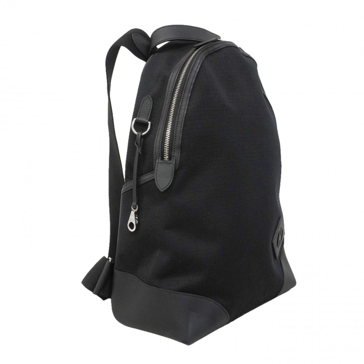 Hermes Backpack Sac a Dos All Swift Toile Bivack Black Silver — view 2
