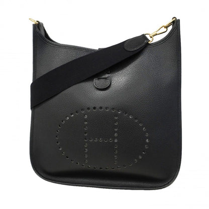 Hermes Shoulder Bag Evelyne Ardennes Black Gold