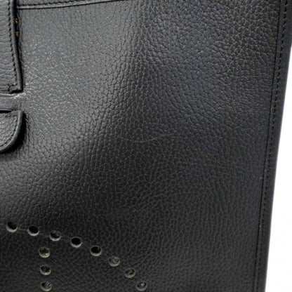 Hermes Shoulder Bag Evelyne Ardennes Black Gold — view 9