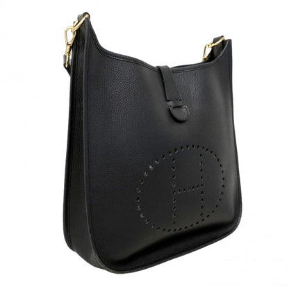 Hermes Shoulder Bag Evelyne Ardennes Black Gold — view 2