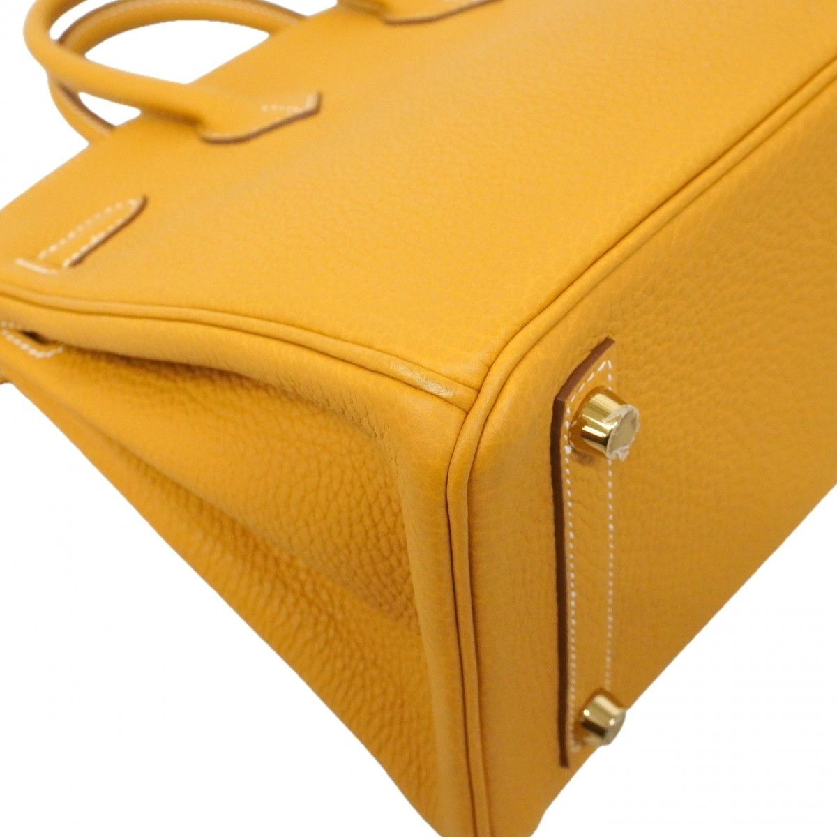 Hermes Handbag Birkin 25 Togo Natural Sable Gold — view 6
