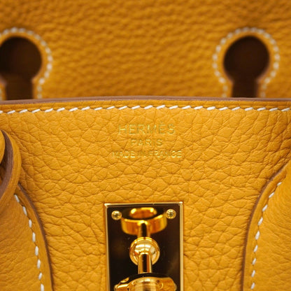 Hermes Handbag Birkin 25 Togo Natural Sable Gold — view 5