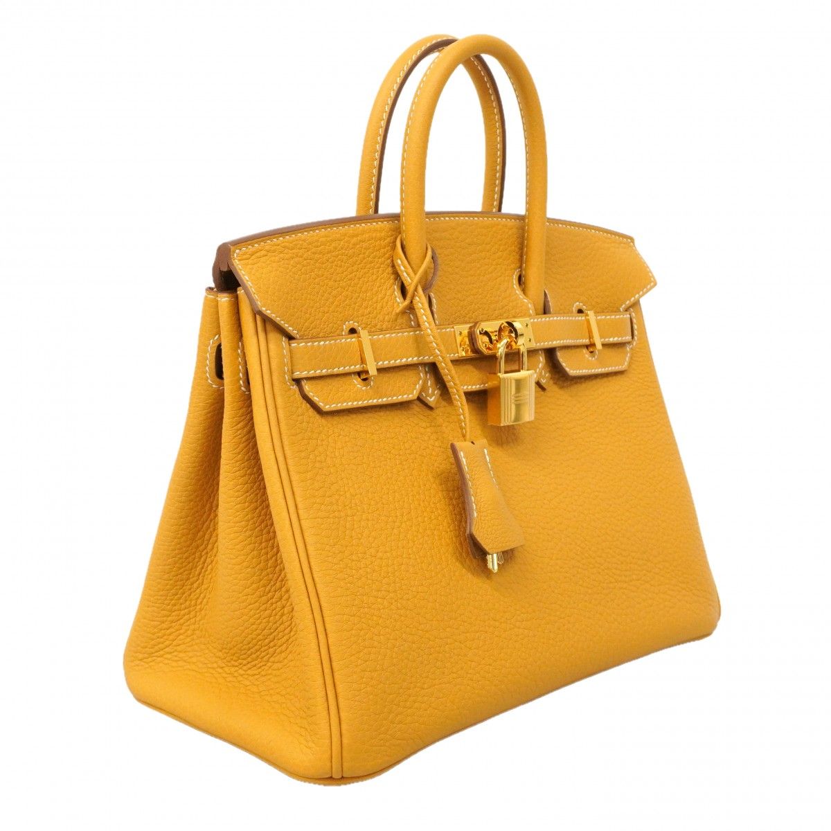 Hermes Handbag Birkin 25 Togo Natural Sable Gold — view 2