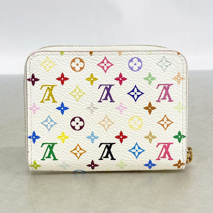 Louis Vuitton Coin Case Monogram Multicolor Zippy Purse Blanc Rich — view 7