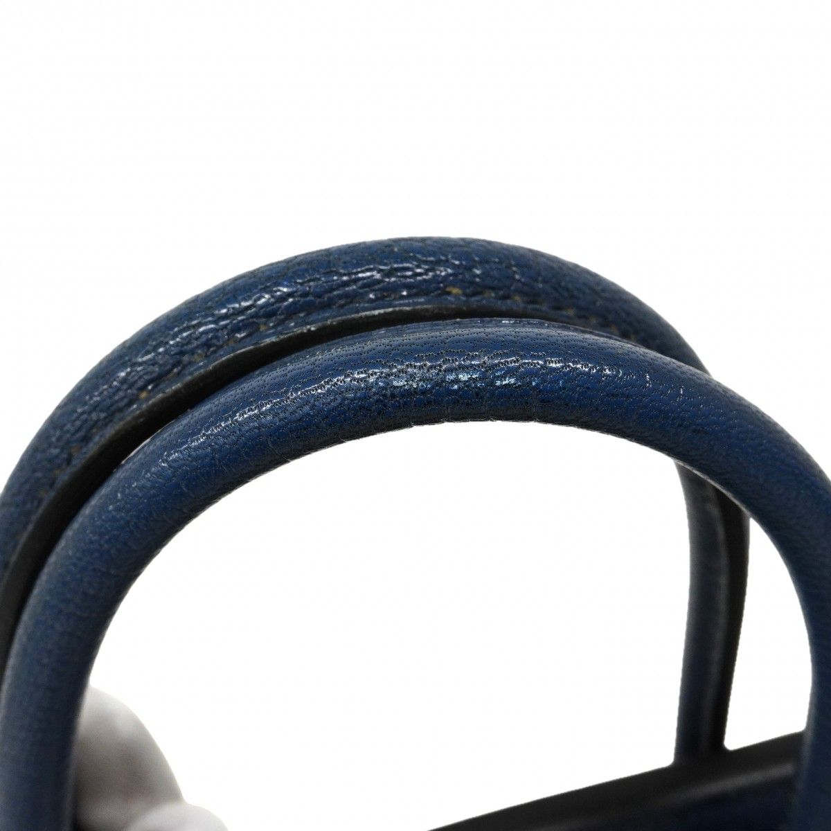 Hermes Handbag Birkin 35 Coromandel Blue Navy Silver — view 7