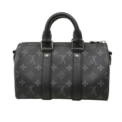 Louis Vuitton Handbag Monogram Eclipse Reverse Keepall Bandouliere 25 Black — view 7