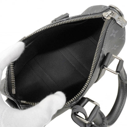 Louis Vuitton Handbag Monogram Eclipse Reverse Keepall Bandouliere 25 Black — view 4