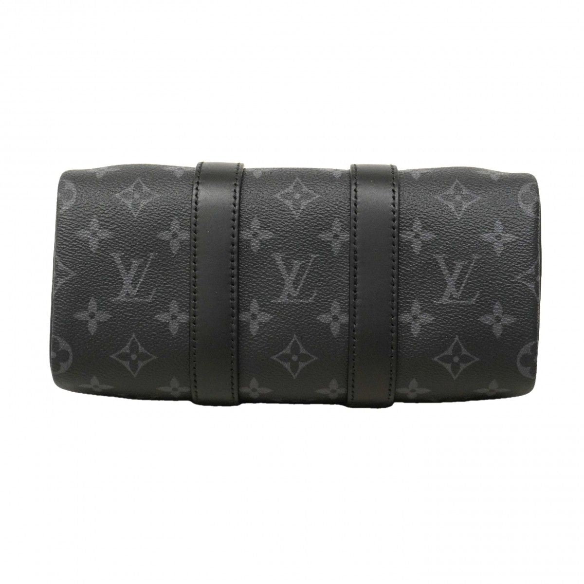 Louis Vuitton Handbag Monogram Eclipse Reverse Keepall Bandouliere 25 Black — view 3