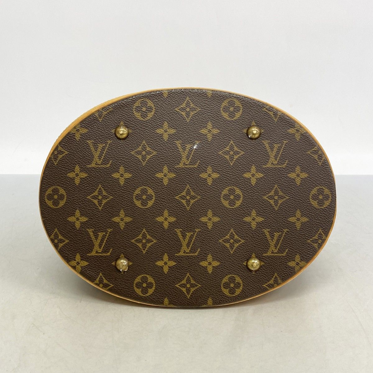 Louis Vuitton Tote Monogram Bucket GM Brown — view 3