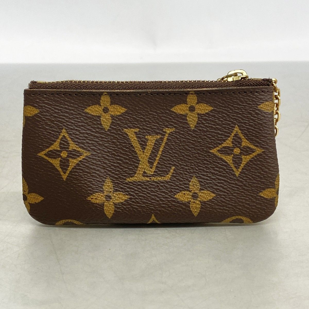 Louis Vuitton Coin Case Monogram Pochette Cles Brown — view 8