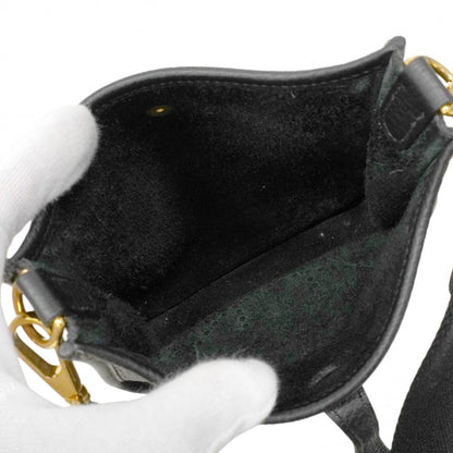 Hermes Shoulder Bag Evelyne TPM Taurillon Clemence Black Gold — view 4