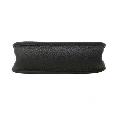 Hermes Shoulder Bag Evelyne TPM Taurillon Clemence Black Gold — view 3