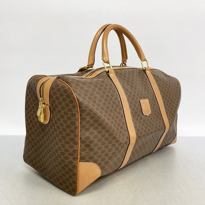 Celine Boston Bag Macadam Brown Gold — view 2