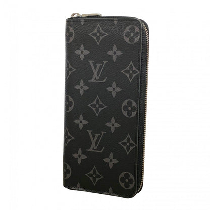 Louis Vuitton Wallet Monogram Eclipse Portefeuille Brazza Black