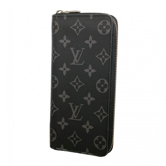 Louis Vuitton Wallet Monogram Eclipse Portefeuille Brazza Black