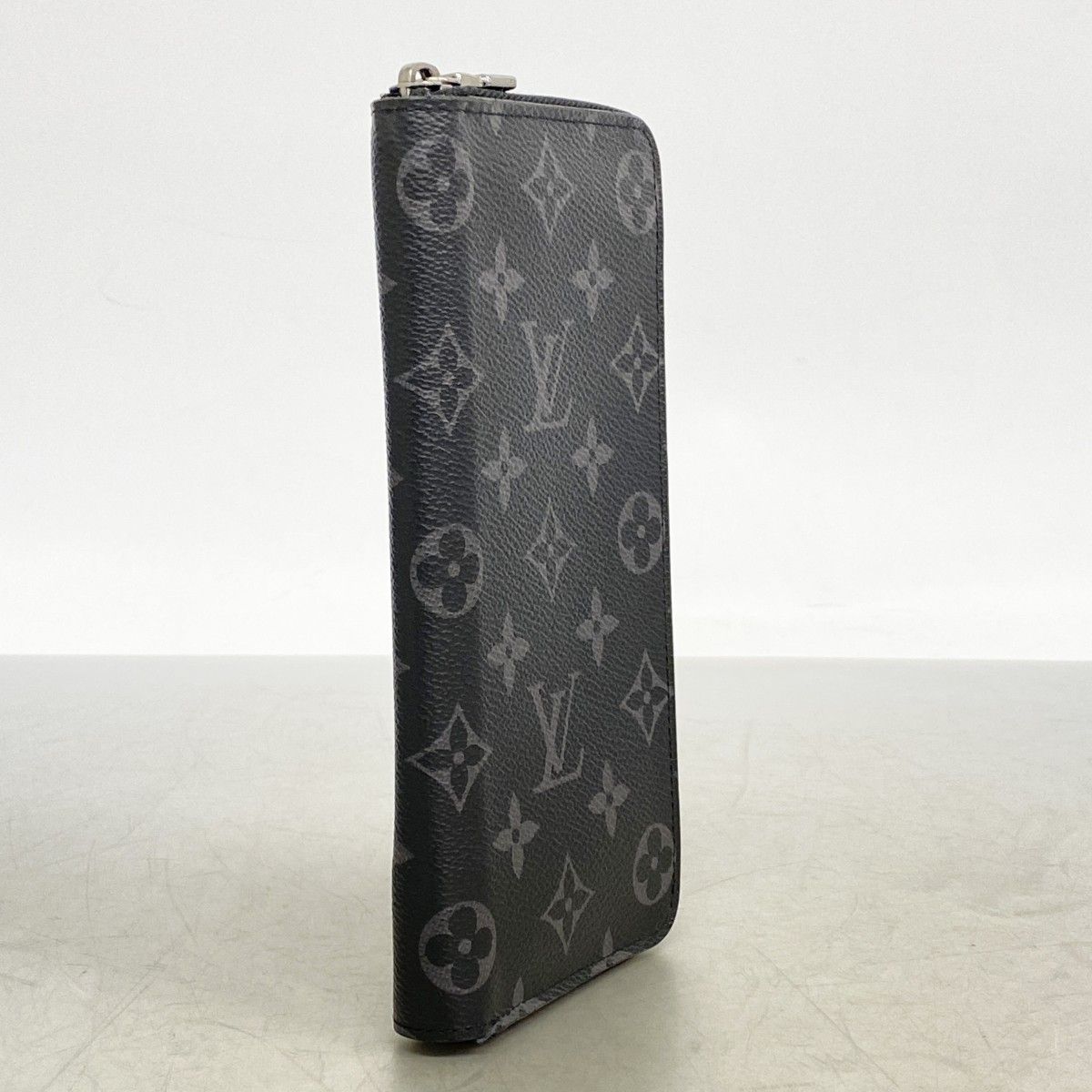 Louis Vuitton Wallet Monogram Eclipse Portefeuille Brazza Black — view 2