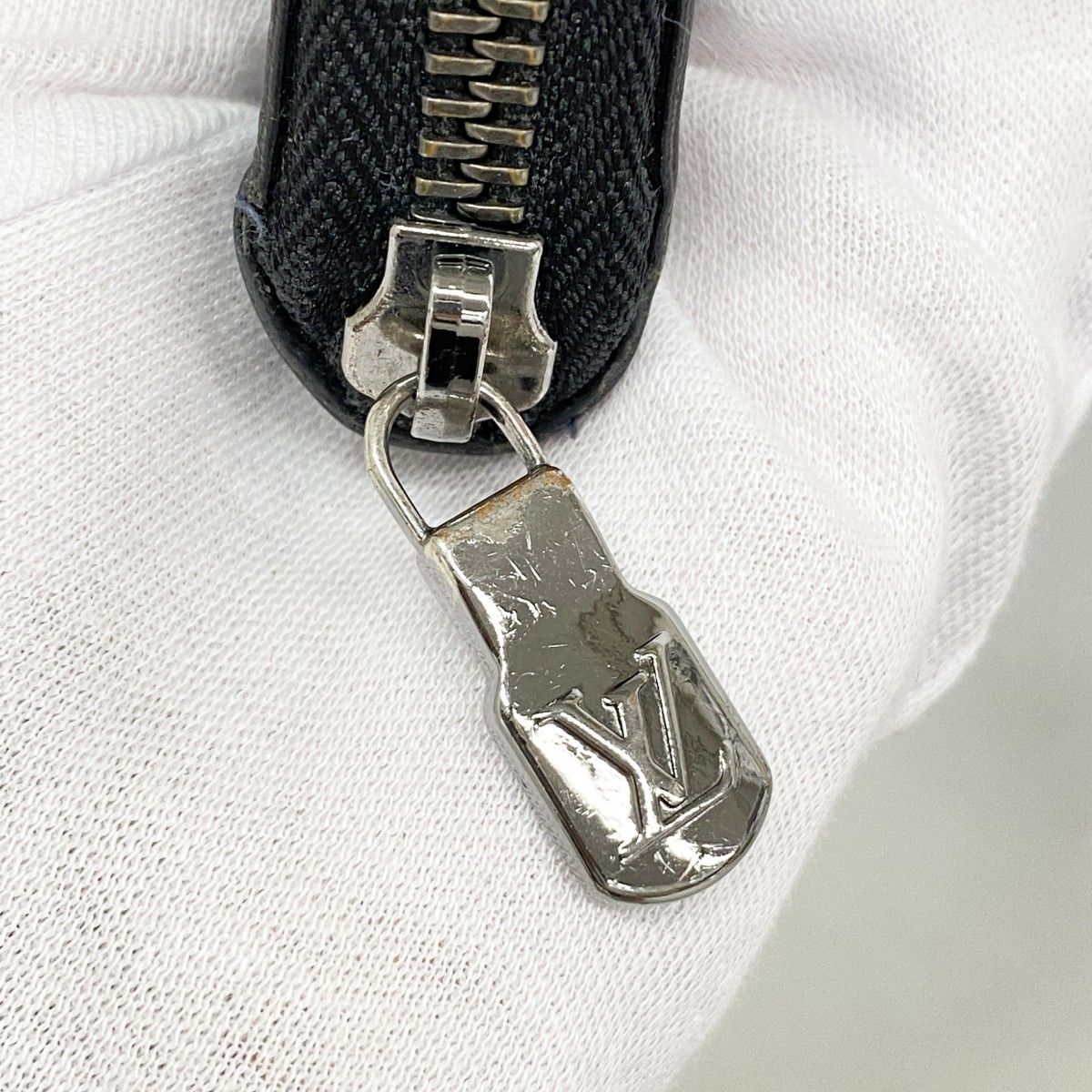 Louis Vuitton Wallet Monogram Eclipse Portefeuille Brazza Black — view 7