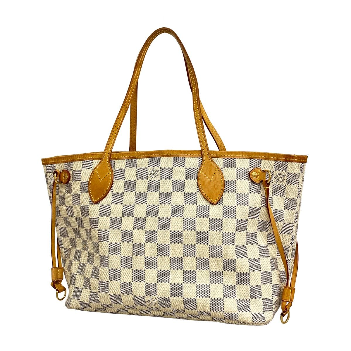 Louis Vuitton Tote Damier Azur Neverfull PM White