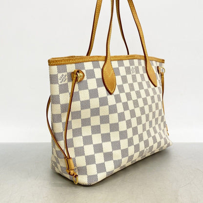 Louis Vuitton Tote Damier Azur Neverfull PM White — view 2