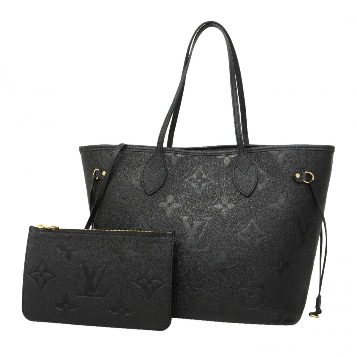 Louis Vuitton Tote Monogram Empreinte Neverfull MM Noir