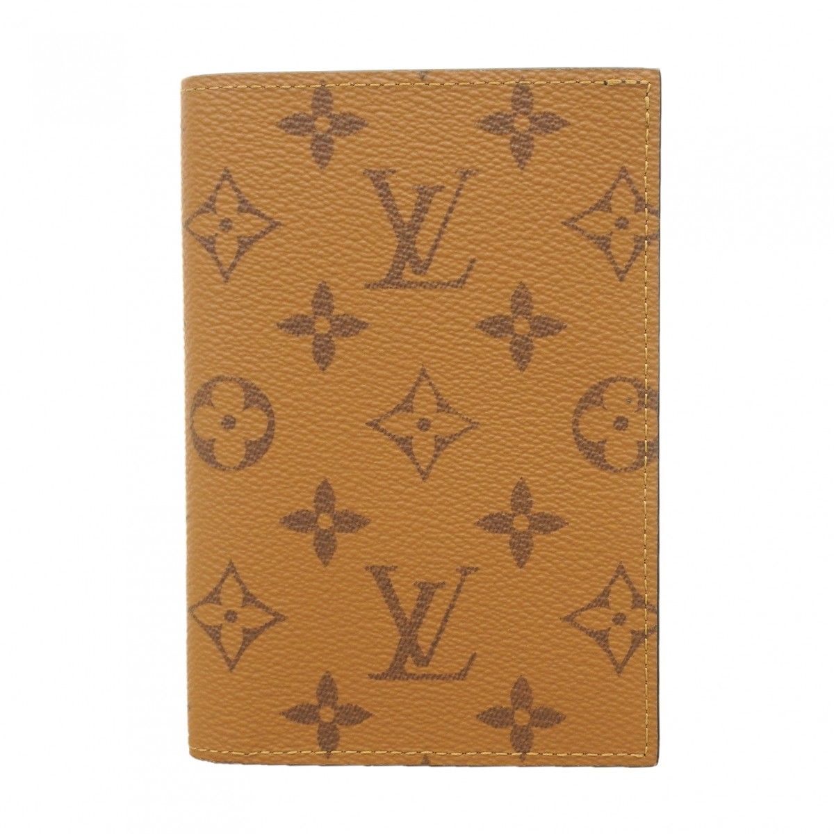 Louis Vuitton Passport Case Monogram Reverse Couverture Brown
