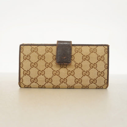 Gucci Wallet GG Canvas Beige Silver — view 8