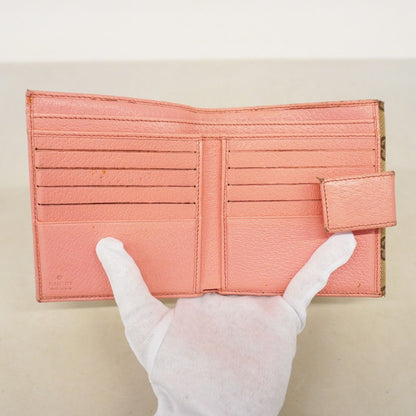 Gucci Wallet GG Canvas Beige Champagne Gold — view 3