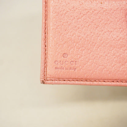 Gucci Wallet GG Canvas Beige Champagne Gold — view 4