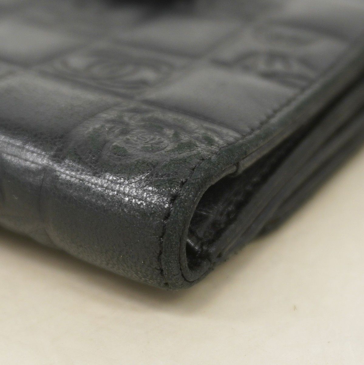 Chanel Wallet Icon Lambskin Black Silver — view 7