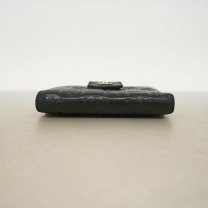 Chanel Wallet Icon Lambskin Black Silver — view 2