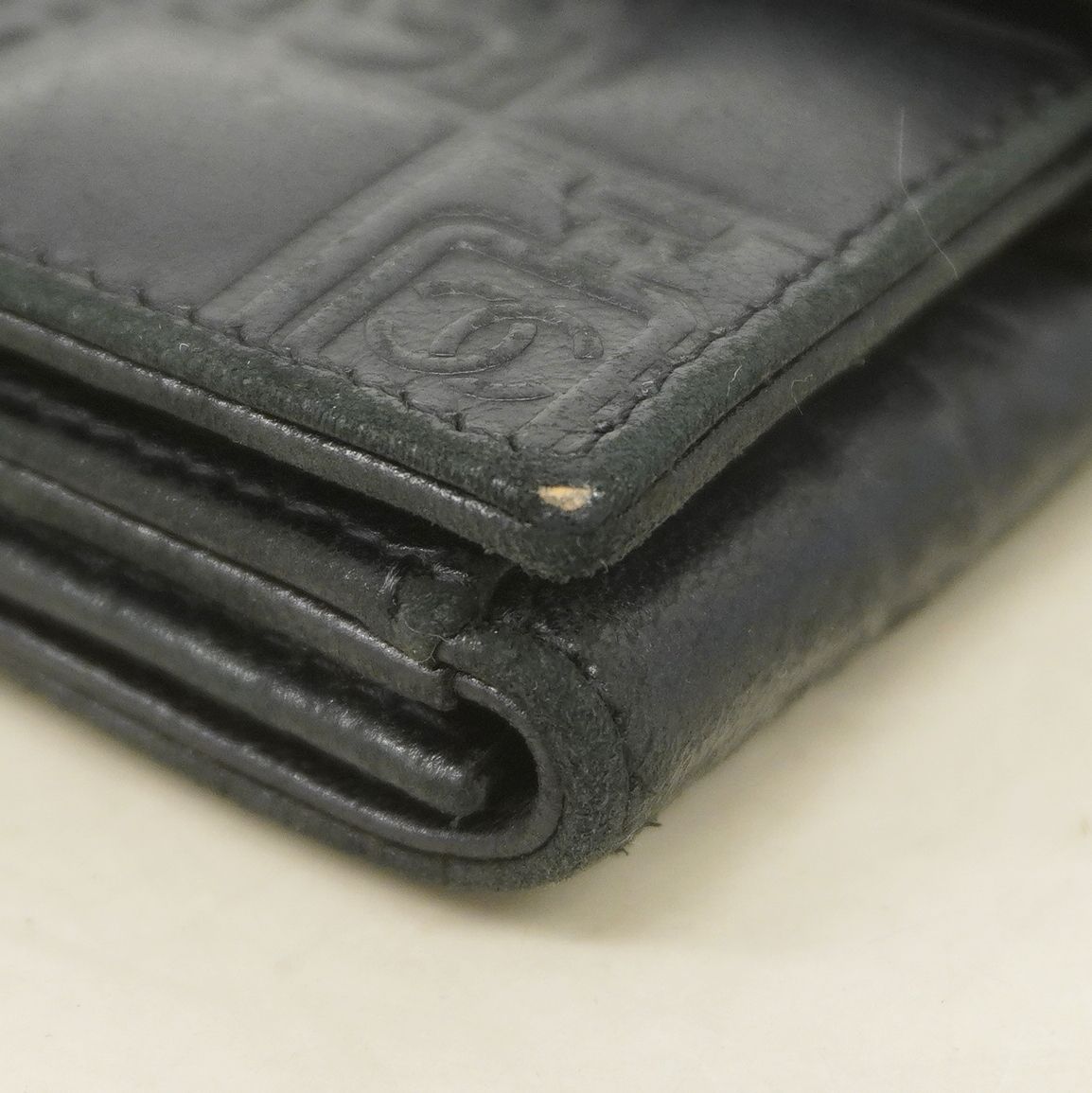 Chanel Wallet Icon Lambskin Black Silver — view 5