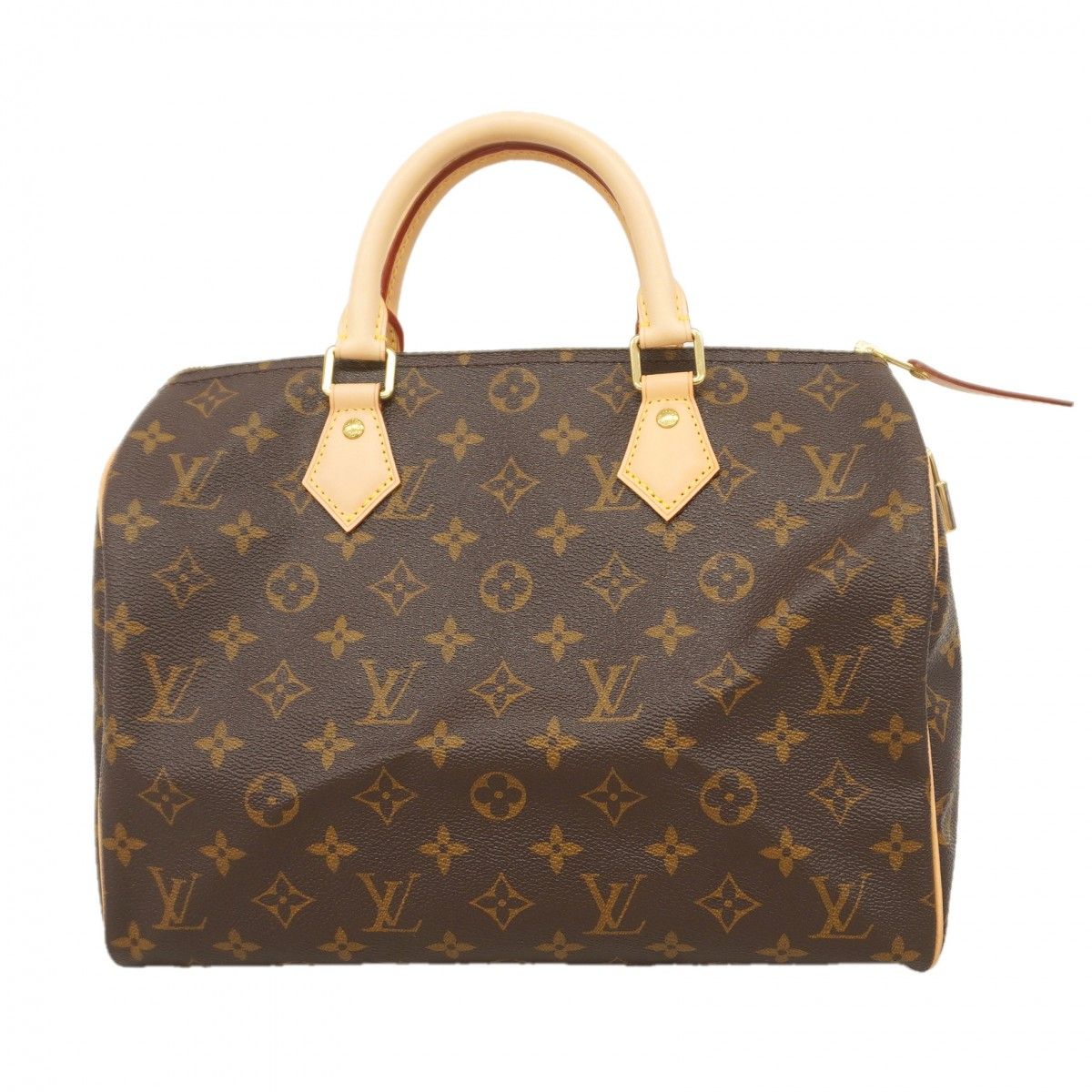 Louis Vuitton Handbag Monogram Speedy 30 Brown