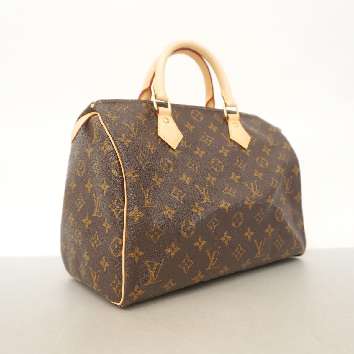 Louis Vuitton Handbag Monogram Speedy 30 Brown — view 2