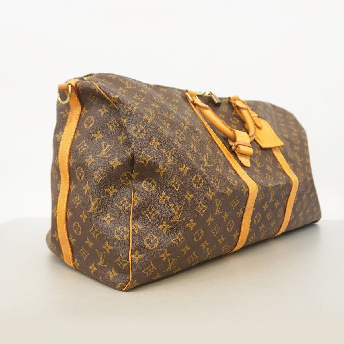 Louis Vuitton Boston Bag Monogram Keepall Bandouliere 60 Brown — view 2