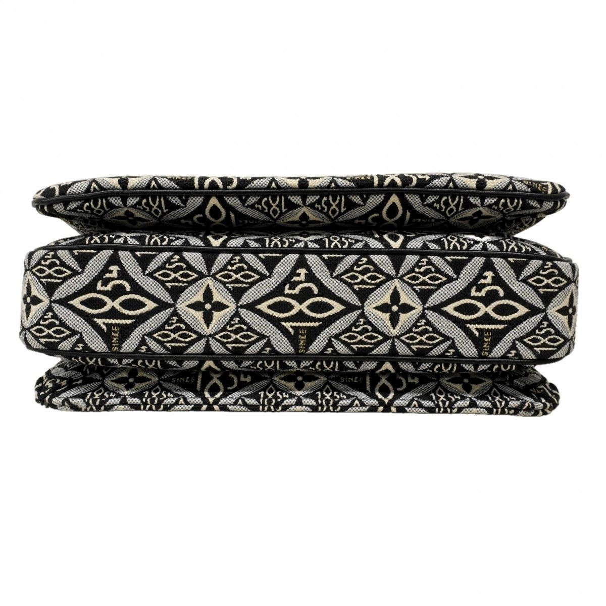 Louis Vuitton Handbag Monogram Jacquard Pochette Metis MM Black 2-Way Bag — view 3