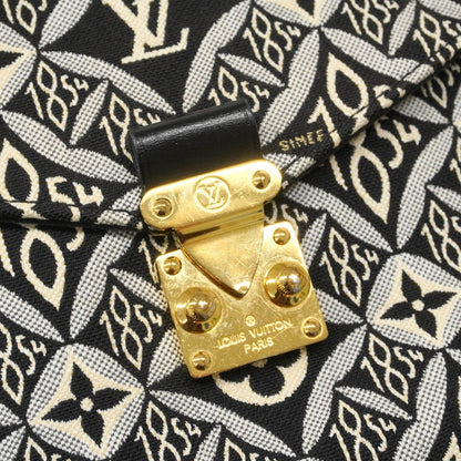 Louis Vuitton Handbag Monogram Jacquard Pochette Metis MM Black 2-Way Bag — view 9