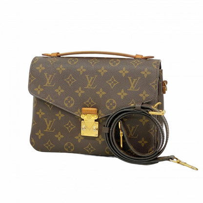 Louis Vuitton Handbag Monogram Pochette Metis MM Brown 2-Way Bag