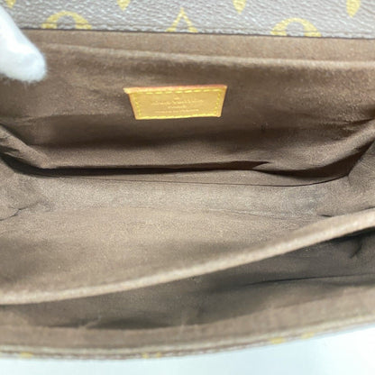 Louis Vuitton Handbag Monogram Pochette Metis MM Brown 2-Way Bag — view 4