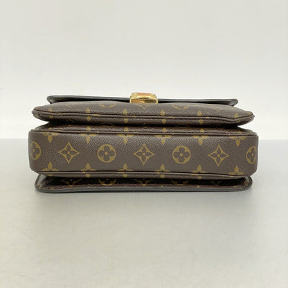 Louis Vuitton Handbag Monogram Pochette Metis MM Brown 2-Way Bag — view 3