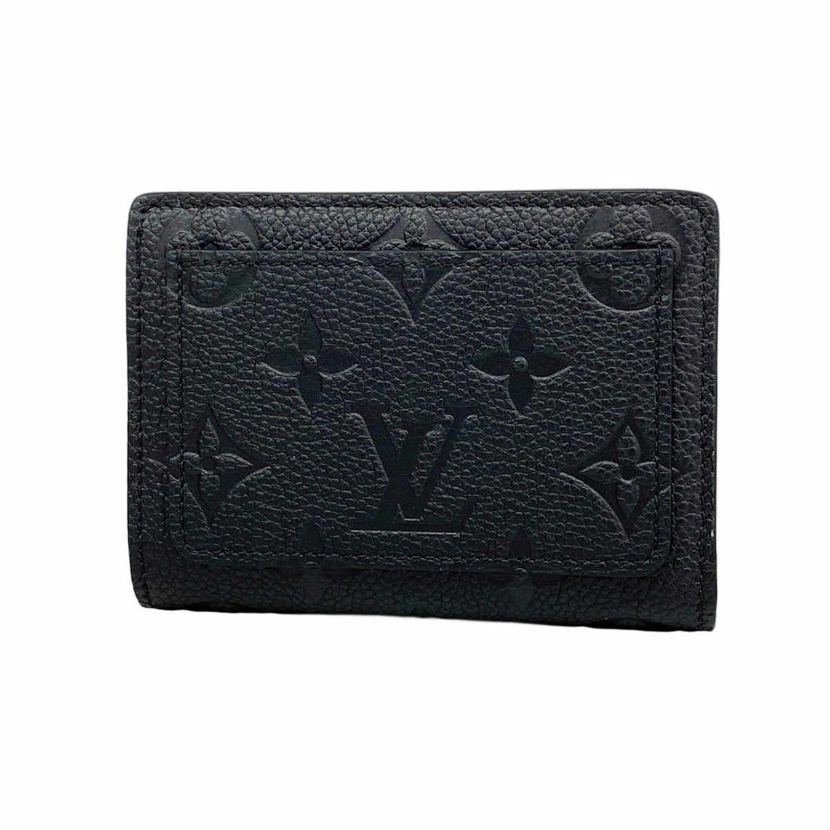 Louis Vuitton Wallet Monogram Empreinte Portefeuille Noir