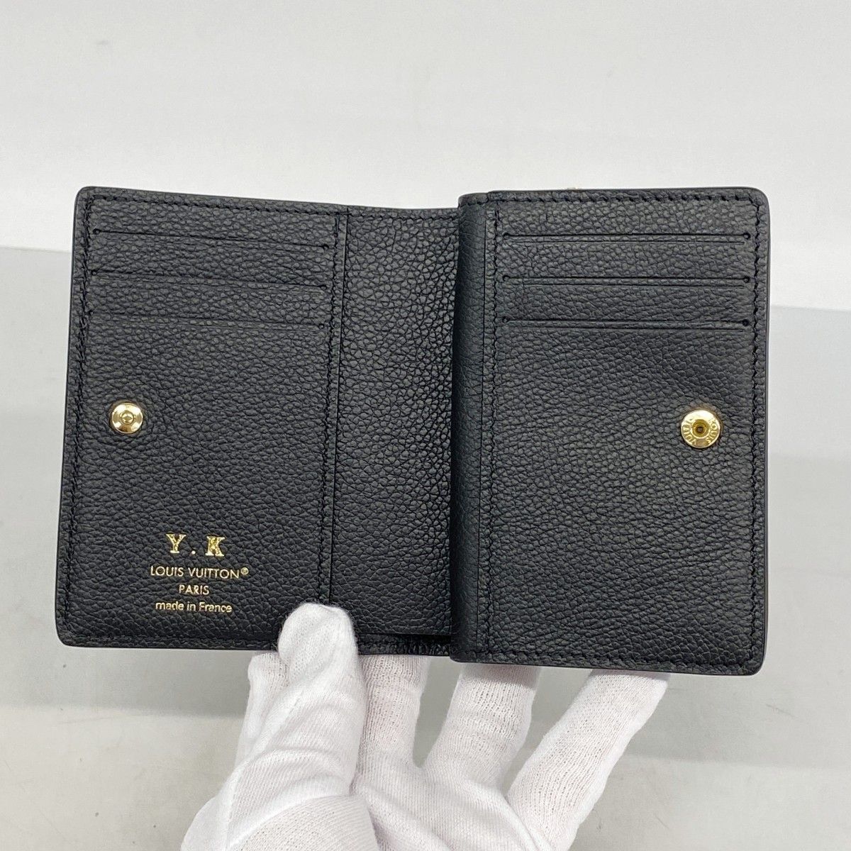 Louis Vuitton Wallet Monogram Empreinte Portefeuille Noir — view 3