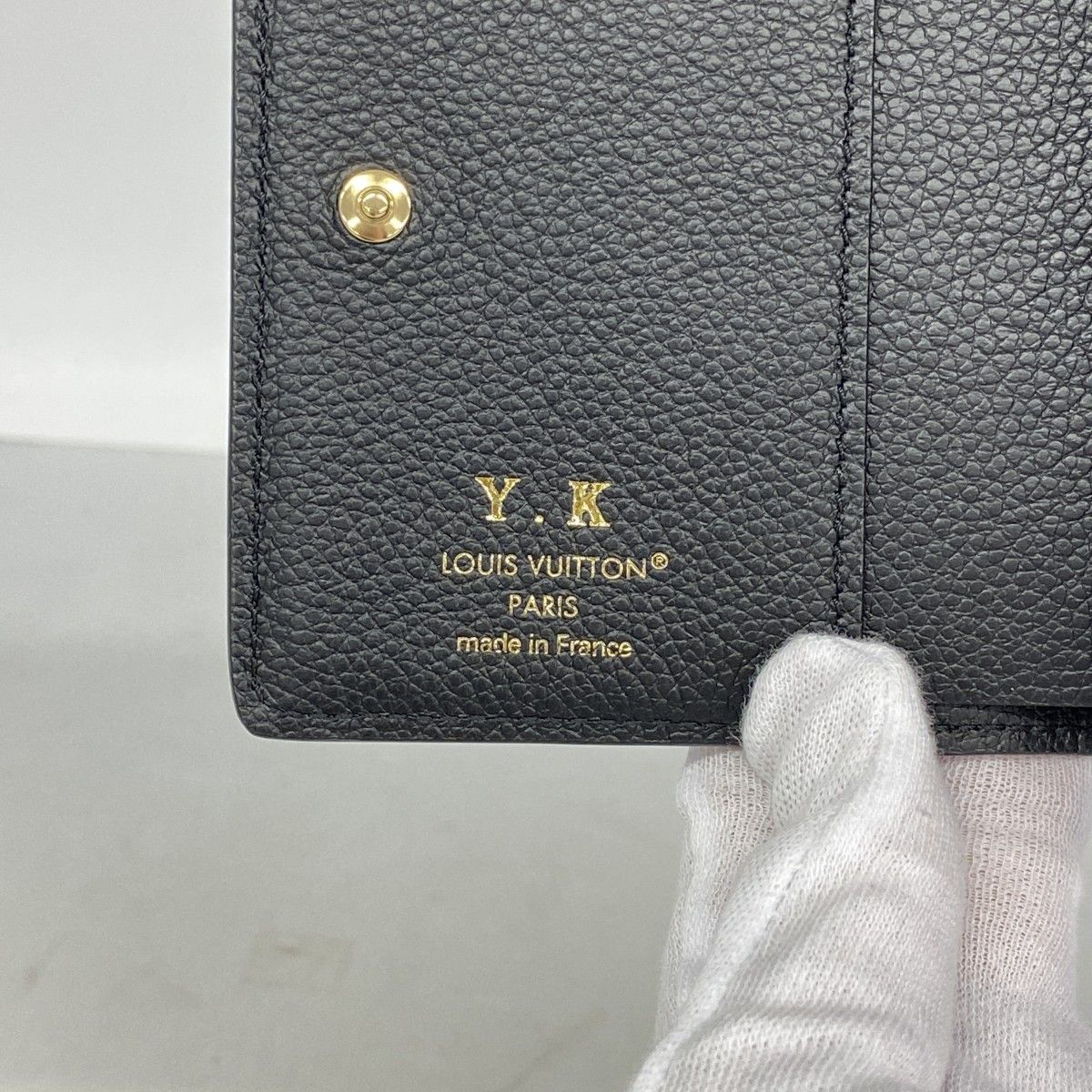 Louis Vuitton Wallet Monogram Empreinte Portefeuille Noir — view 4