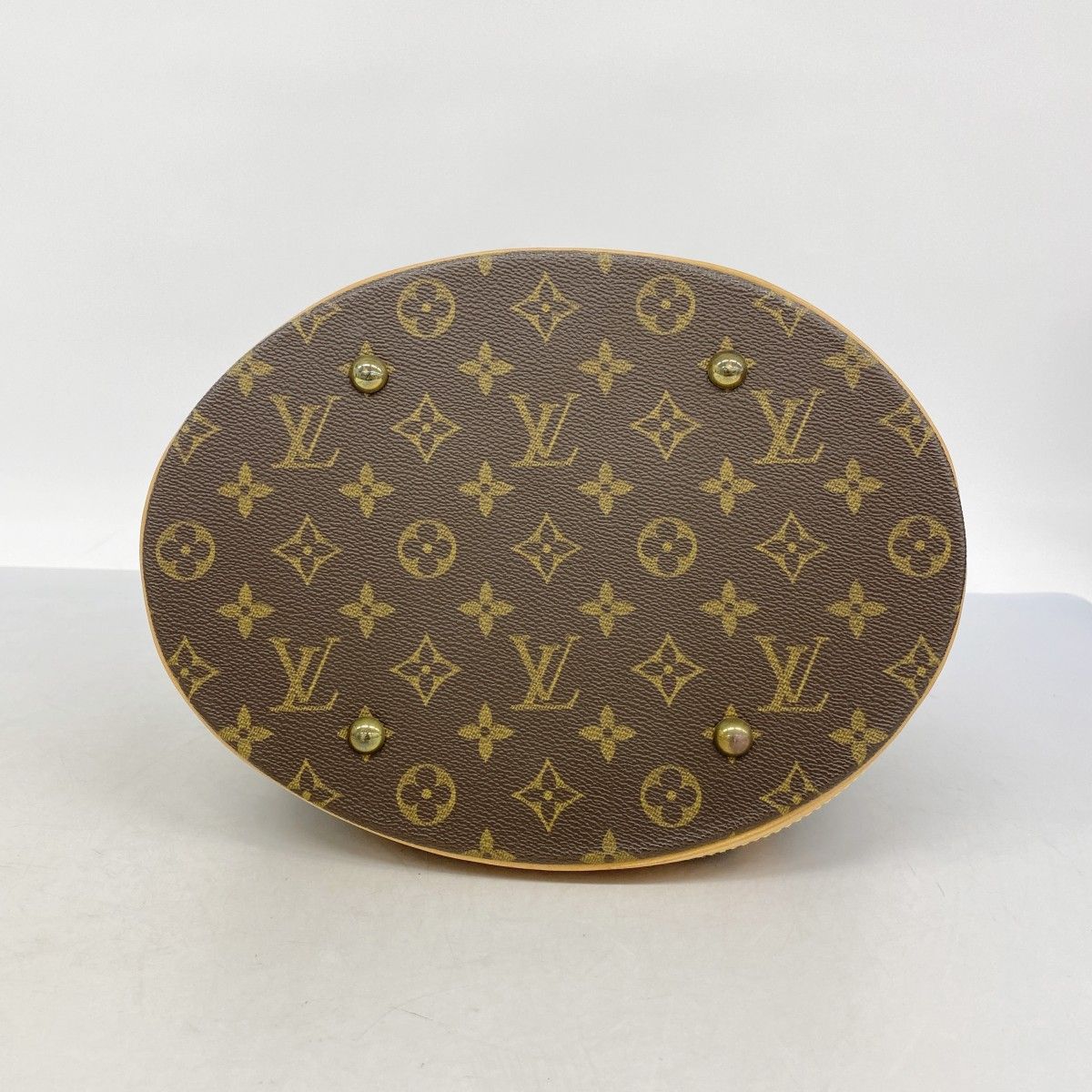 Louis Vuitton Tote Monogram Bucket GM Brown — view 3