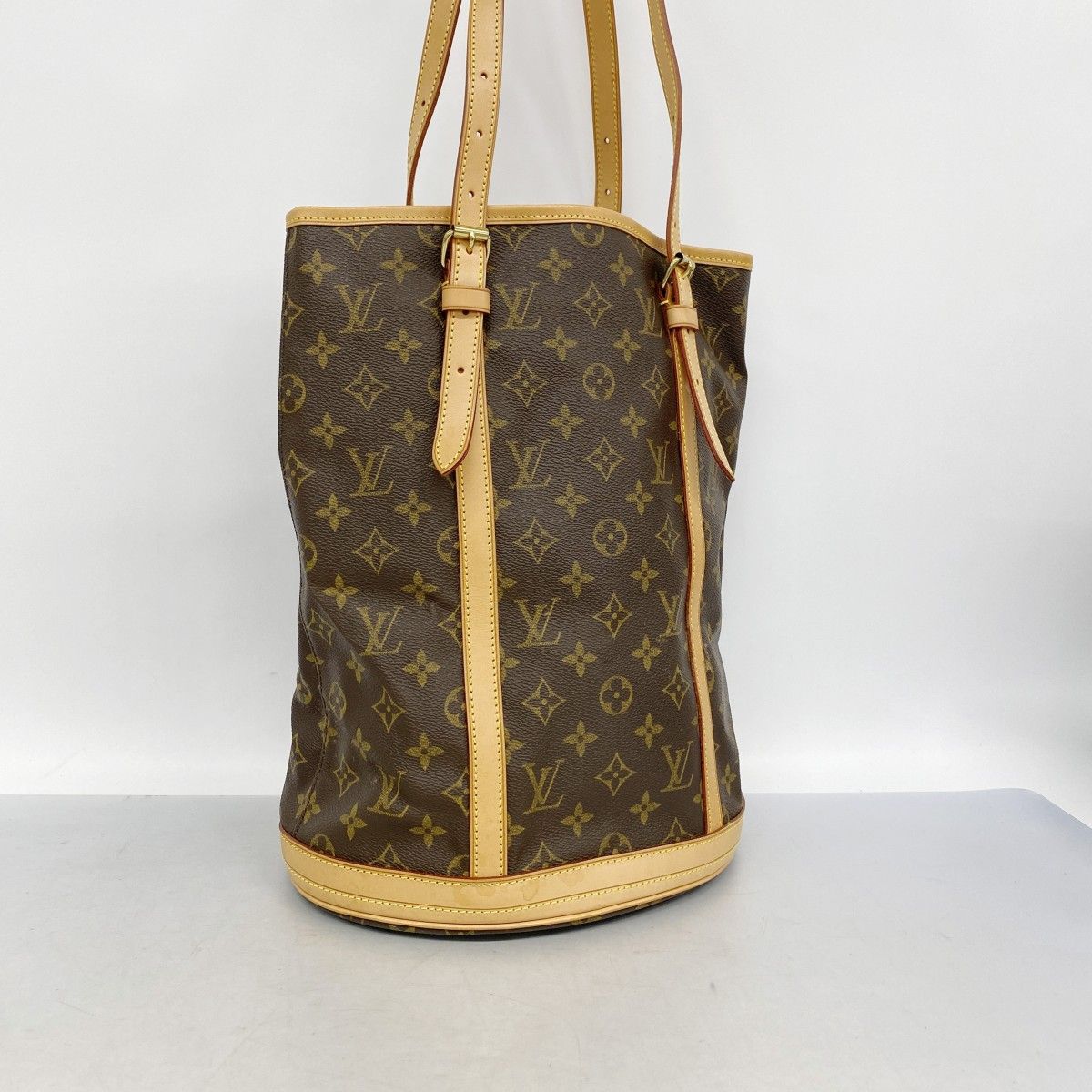 Louis Vuitton Tote Monogram Bucket GM Brown — view 2