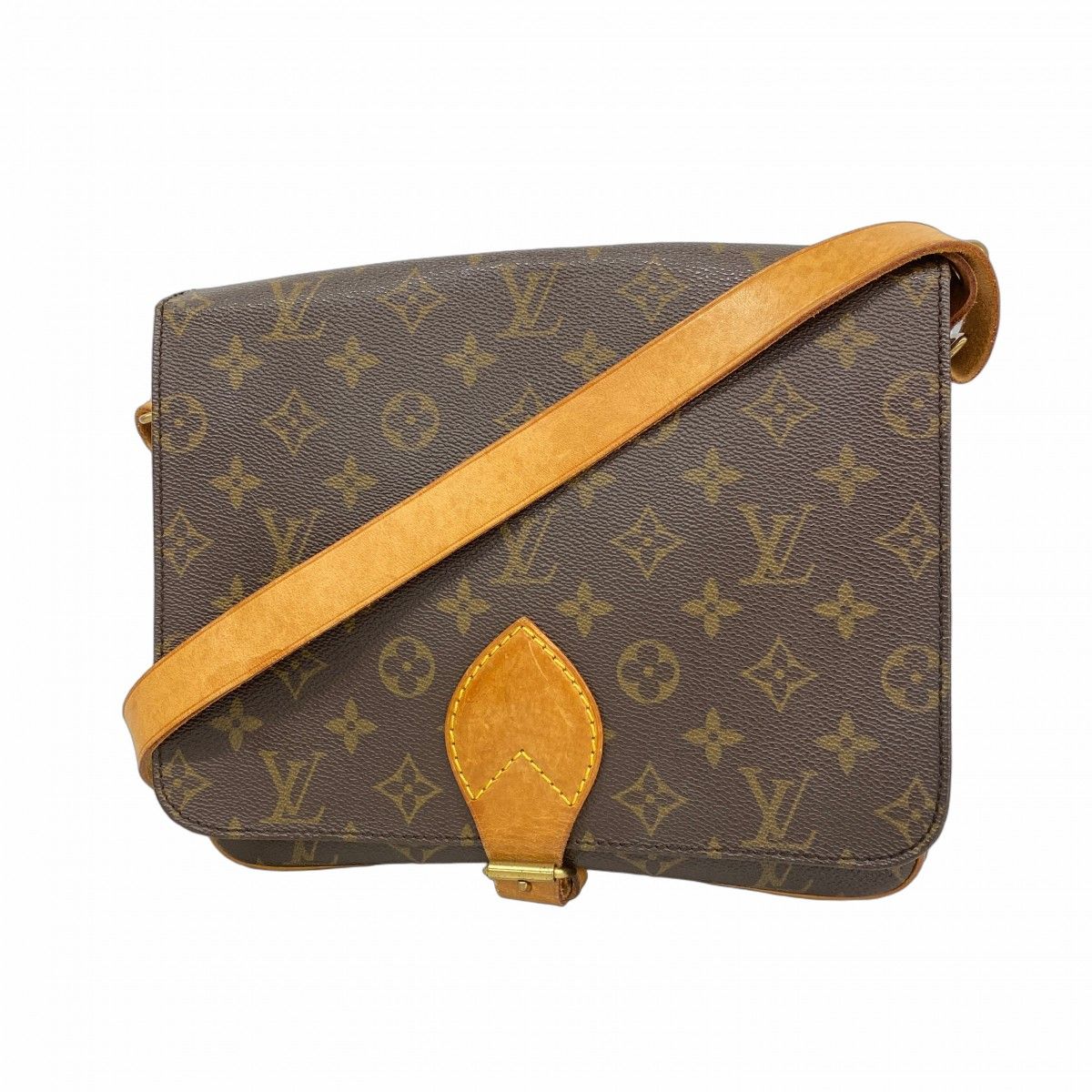 Louis Vuitton Shoulder Bag Monogram Carte Ciel GM Brown
