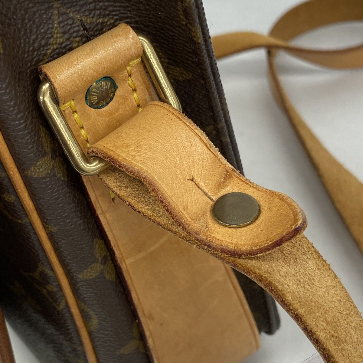 Louis Vuitton Shoulder Bag Monogram Carte Ciel GM Brown — view 9