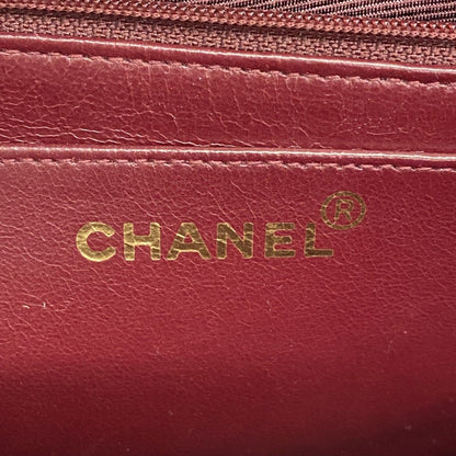 Chanel Shoulder Bag Quilted Lambskin Black Gold — view 5