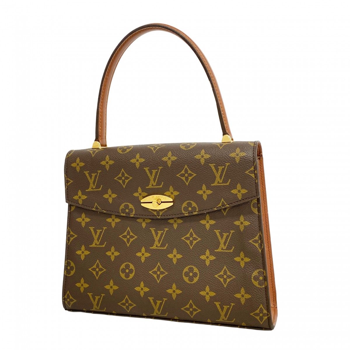 Louis Vuitton Handbag Monogram Malesherbes Brown