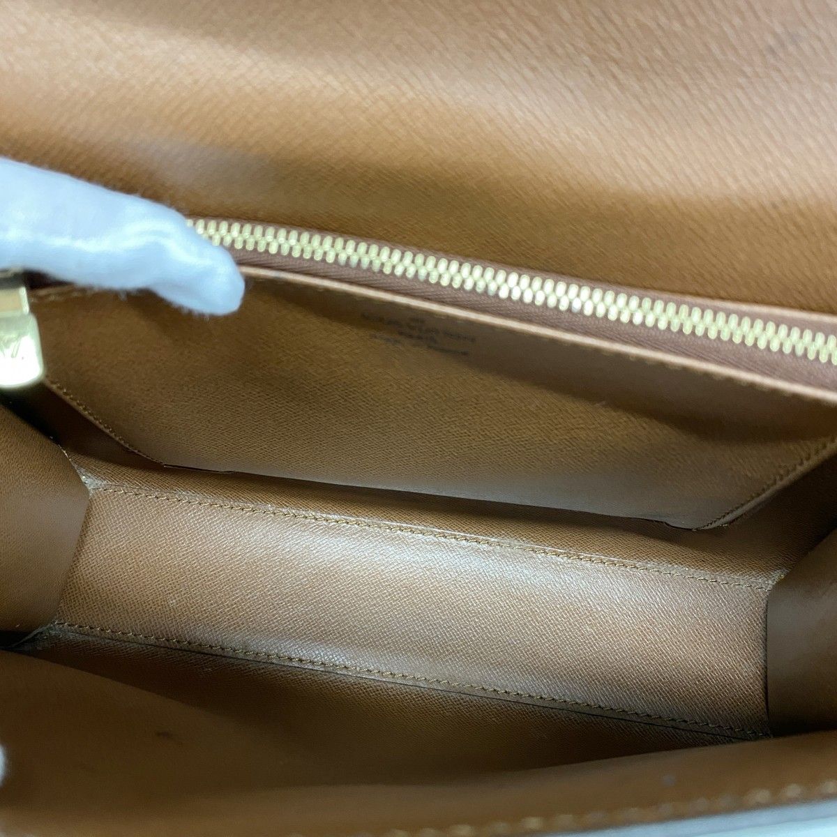 Louis Vuitton Handbag Monogram Malesherbes Brown — view 4